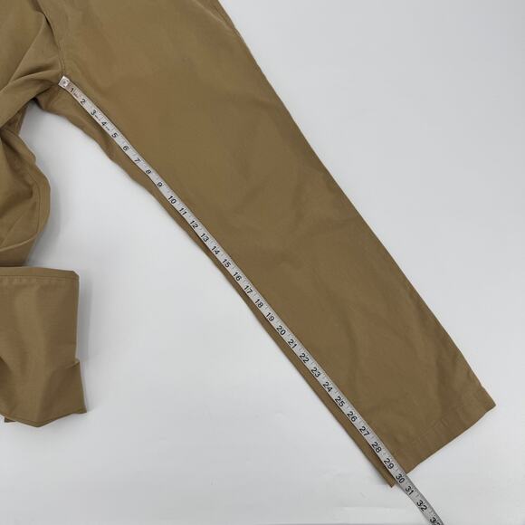 14th & Union Mens 34x30 Slim Fit Mid Rise Khaki Chino Pants Casual Flat Front - Picture 11 of 11